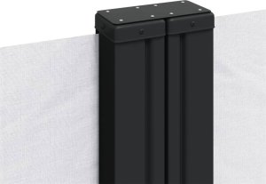 vidaXL vidaXL Zwijana markiza boczna, biała, 120x600 cm 7