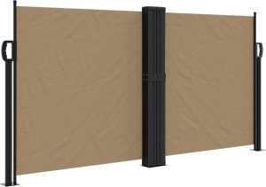 vidaXL vidaXL Zwijana markiza boczna, taupe, 120x1000 cm 2