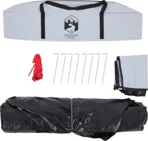 Namiot turystyczny vidaXL vidaXL Namiot 3-os., biały, zaciemniany, szybkie rozkładanie 10