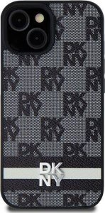 DKNY DKNY DKHCS24LPCPTSSK S24 Ultra S928 czarny/black hardcase Leather Checkered Mono Pattern & Printed Stripes 1