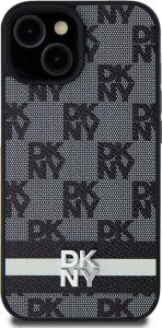 DKNY DKHCS24LPCPTSSK S24 Ultra S928 czarny/black hardcase Leather Checkered Mono Pattern & Printed Stripes 7