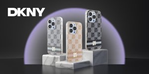 DKNY DKHMP13LHCPTSP iPhone 13 Pro / 13 6.1" różowy/pink hardcase IML Checkered Mono Pattern & Printed Stripes MagSafe 9