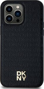 DKNY DKNY DKHMS24MPSHRPSK S24+ S926 czarny/black hardcase Leather Pattern Metal Logo MagSafe 1