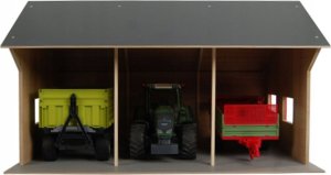 Traktor ogrodowy Hipo Szopa na dwa traktory 1:16 610263 46829 9