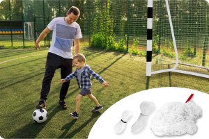 Neo-Sport NeoSport Siatka do bramek piłkarskich 300x200x120cm 5