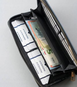 4U Cavaldi Pojemny portfel damski w typie piórnika ze skóry ekologicznej - 4U Cavaldi NoSize 5