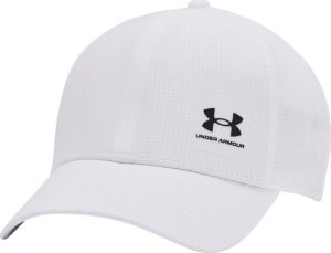 Under Armour Czapka z daszkiem męska Under Armour Iso-Chill Armourvent Adj OSFM biała 1383440 100 1