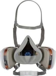 3M PARTCULATE HALF MASK 6002 C1+R REUSABLE 12