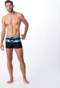 AquaWave Męskie bokserki kąpielowe Aquawave Tahu black/sea print rozmiar M 8