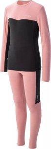 Elbrus Dziecięca bielizna termoaktywna Elbrus MELOR MERINO SET TG ash rose/pearled ivory/black rozmiar 152 2