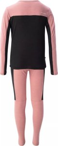 Elbrus Dziecięca bielizna termoaktywna Elbrus MELOR MERINO SET TG ash rose/pearled ivory/black rozmiar 152 3
