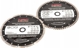 NAC Tarcze diamentowe NAC DC-2SET 230 mm do betonu (2 szt) 2