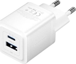 Kabel zasilający Vention Ładowarka sieciowa, Vention, FEQW0-EU,  USB-C, USB- A,  30W/30W , GaN (biała) 1