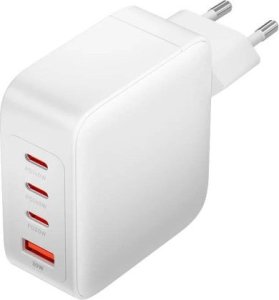 Kabel zasilający Vention Ładowarka sieciowa, Vention, FEIW0-EU,  3xUSB-C, USB- A, 140W/140W/30W/18W, GaN (biała) 1