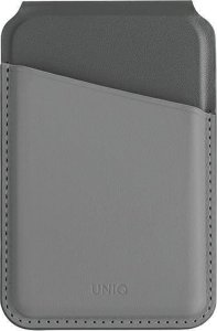 Podstawka Uniq Lyden DS magnetyczny portfel RFID i stojak na telefon szaro-czarny/charcoal grey-black 13