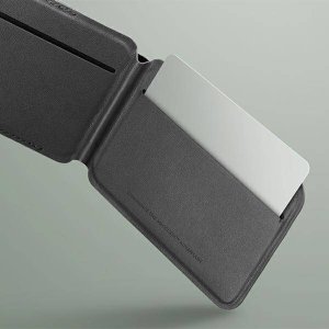 Podstawka Uniq Lyden DS magnetyczny portfel RFID i stojak na telefon szaro-czarny/charcoal grey-black 17