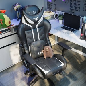 Fotel Diablo Chairs X-Ray 2.0 Small Size czarno-biały 13