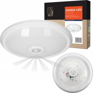 Lampa sufitowa Energizer ORNO ZONDA LED 16W WHITE PC LAMP WHITE PIR MOTION SENSOR 16