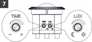Lampa sufitowa Energizer ORNO ZONDA LED 16W WHITE PC LAMP WHITE PIR MOTION SENSOR 18