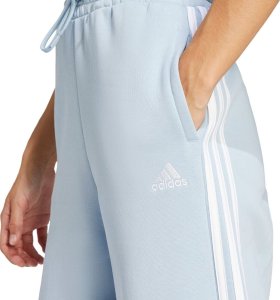 Adidas Spodnie damskie adidas Essentials 3-Stripes Fleece Wide błękitne IR5384 XS 3