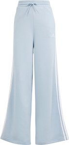 Adidas Spodnie damskie adidas Essentials 3-Stripes Fleece Wide błękitne IR5384 XS 5