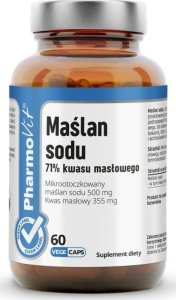 Pharmovit PharmoVit Maślan sodu (71% kwasu masłowego) - 60 kapsułek 1