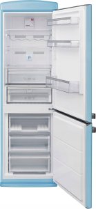 Lodówka VestFrost VESTFROST VR-FB373-2E1BU niebieska chłodziarko zamrażarka Retro 5
