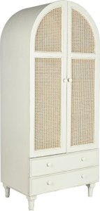 DKD Home Decor Szafa DKD Home Decor 85 x 56 x 200 cm Naturalny Biały Rattan 1