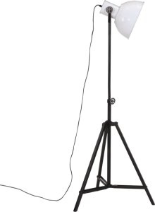 Lampa podłogowa vidaXL Lampa stojąca, 25 W, biała, 61x61x90/150 cm, E27 4