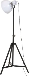 Lampa podłogowa vidaXL Lampa stojąca, 25 W, biała, 61x61x90/150 cm, E27 5