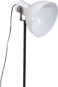 Lampa podłogowa vidaXL Lampa stojąca, 25 W, biała, 61x61x90/150 cm, E27 8