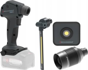 Scangrip Akumulatorowa lampa robocza z wieloma wymiennymi głowicami MULTILIGHT BODY 03.5696C 2