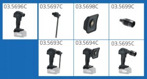 Scangrip Akumulatorowa lampa robocza z wieloma wymiennymi głowicami MULTILIGHT BODY 03.5696C 4