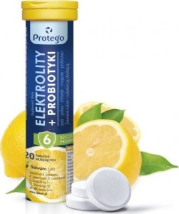 Salvum Protego Elektrolity + probiotyki - 20 tabletek musujących 1