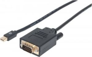 Kabel Manhattan DisplayPort Mini - D-Sub (VGA) 1m czarny (152167) 1