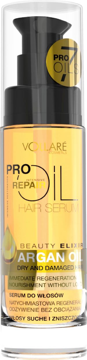 Vollare Pro Oils Intensive Repair Serum do włosów suchych i zniszczonych Argan Oil 30ml 1
