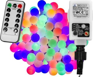 Dekoracja świąteczna VOLTRONIC Imprezowe oświetlenie - 5 m, 50 LED, kolor + pilot 1