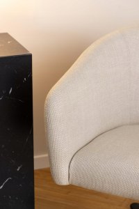 Krzesło biurowe Actona Fotel Ramsey obrotowy beżowy Basel 24 10