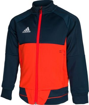 Adidas Bluza juniorska Tiro 17 Junior Granatowo-pomarańczowa r. 116 (BQ2614) 1