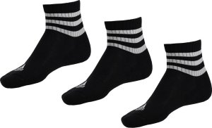 Adidas Skarpety adidas 3-Stripes Cushioned Sportswear Mid-Cut Socks 3 Pairs czarne IC1317 40-42 1