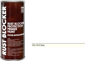 DECO COLOR Biała farba bezpośrednio na rdzę w sprayu Rust Blocker RAL9010 400ml 1