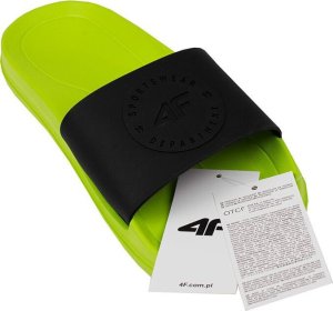 4f Klapki męskie 4F M47A zielono-czarne 4FMM00FFLIM047A 45S 45 7