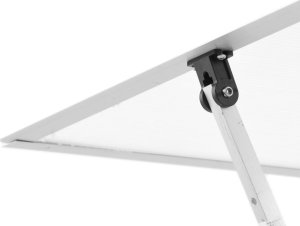 vidaXL vidaXL Szklarnia z ramą podstawy, srebrna, 169x169x195 cm, aluminium 8