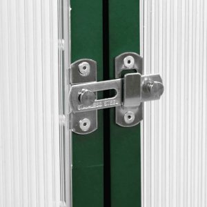 vidaXL vidaXL Szklarnia z ramą podstawy, zielona, 169x114x195 cm, aluminium 7