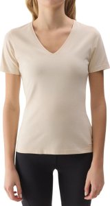 4f Koszulka damska 4F F1359 kremowa 4FWSS24TTSHF1359 12S S 4