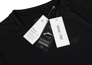 4f Koszulka męska 4F M598 głęboka czerń 4FWSS24TFTSM598 20S XL 5