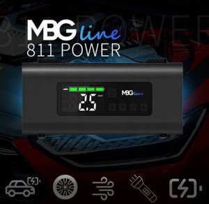 Luxury Jump Starter Booster 54,76Wh PD30W Kompresor Samochodowy Dmuchawa Powerbank 3