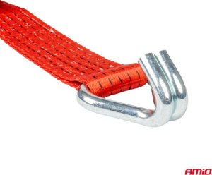 PAS-KAM Pas transportowy taśma z hakiem ERGO 5000 kg 5,60m 50mm 5T AMIO-03996 3