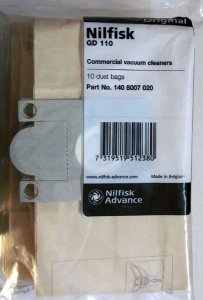Sourcing Disposable dust bags NILFISK, 10 pcs. 1