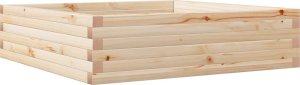 vidaXL vidaXL Donica ogrodowa, 90x90x23 cm, lite drewno sosnowe 2